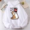 Cartoon Katze Trinken Gehaltserhöhung Getränke Herren Kapuzenpullover Lässige Lockere Hoodies Vergnügen Sweatshirts Zuhause Harajuku Oberteile