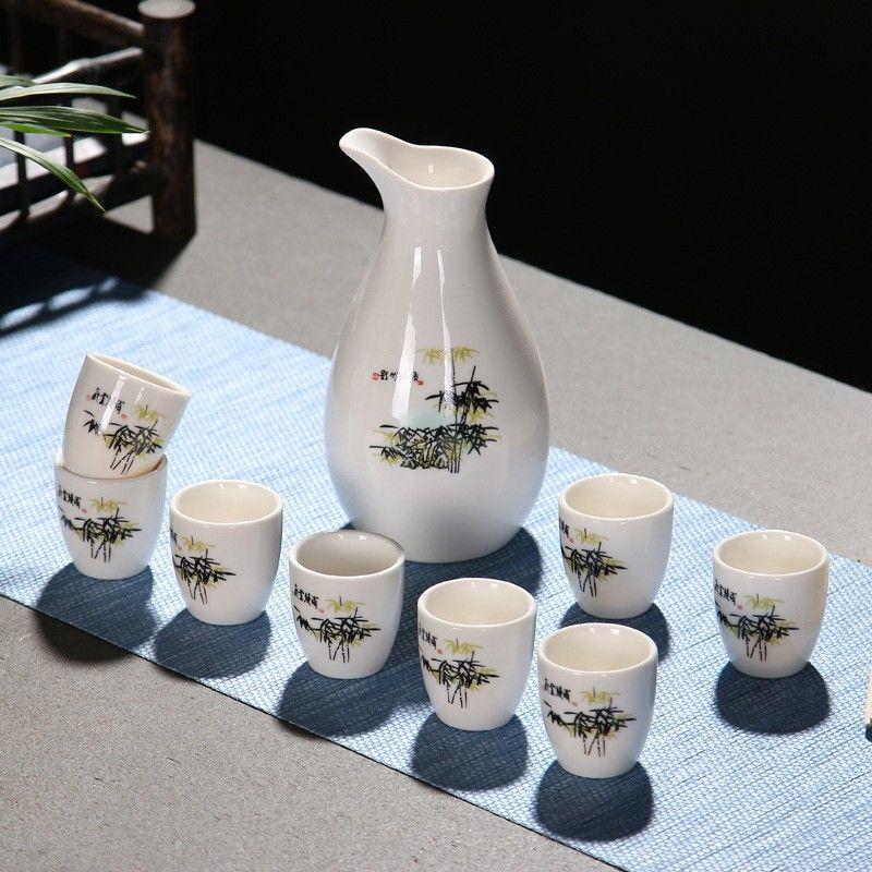 Traditionelles chinesisches Glas Baijiu Set