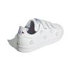 Adidas Hello Kitty X Stan Smith Comfort Closure C Embroidered Clouds Kids Sneakers White Cloud-White Grey-One IF7023