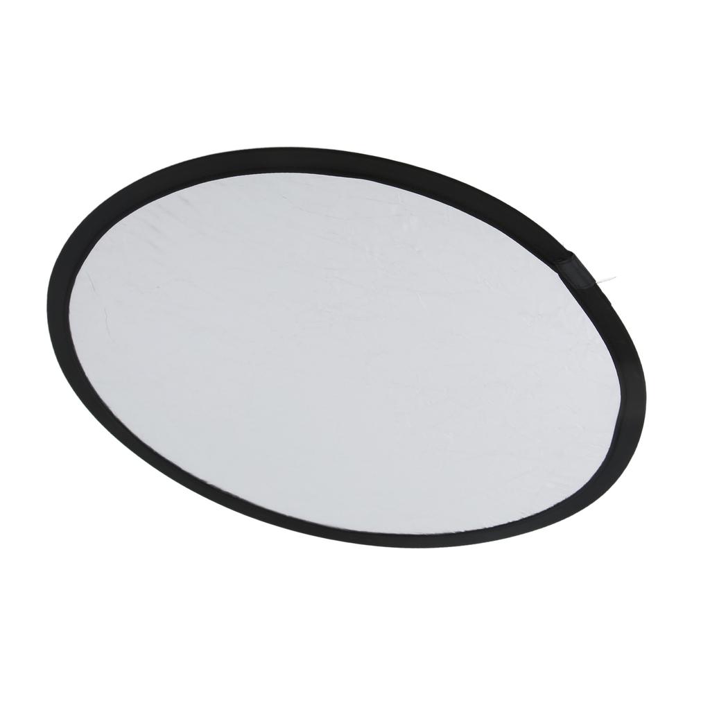 60cm Celsius 23.6in 2 in 1 Photography Lighting Reflector Portable Collapsible Photo Studio Reflector with Carrying Bag