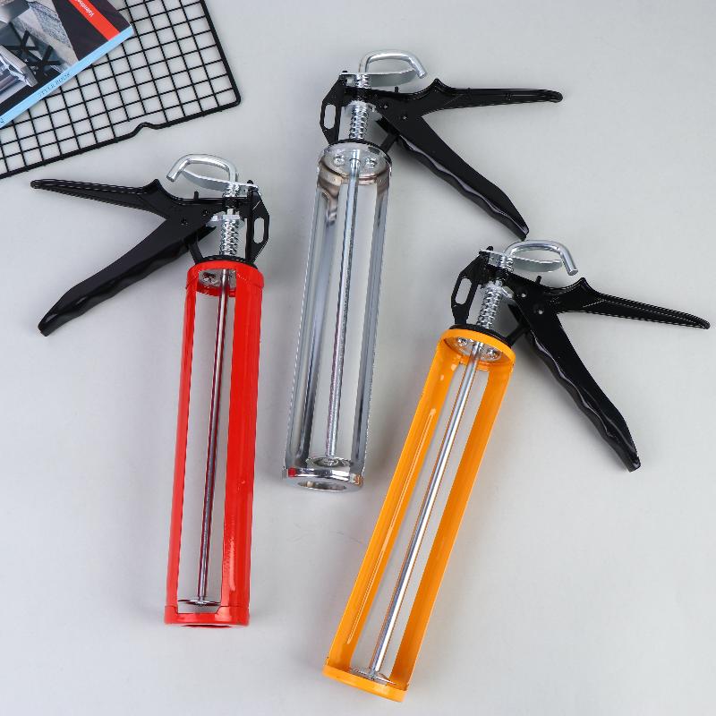 Pistola per Colla per Vetro 360° Rotante Multifunzione Pistole Manuali per Stuccatura Sigillanti Adesivi Per Porte e Finestre Riempimento in Silicone Utensili a Mano