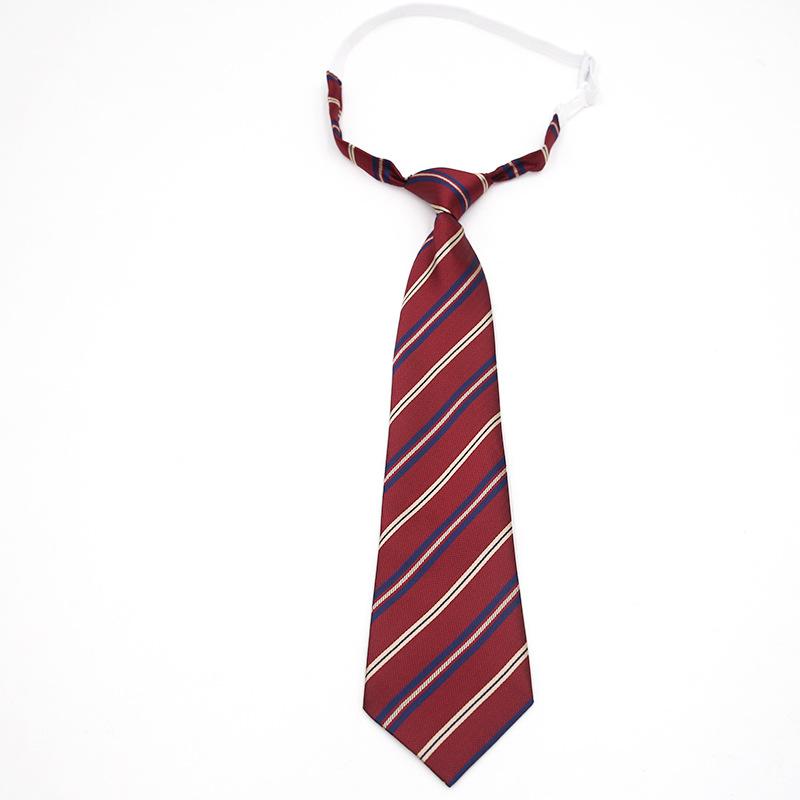 Yarn Striped Button Tie Necktie