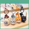 Cat Vibrant Cartoon Fish Keychain Playful Pvc Material Perfect For Cat Gifts Themed