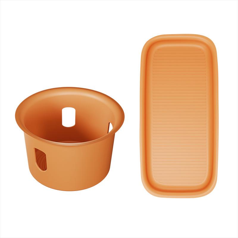 25 YU7 Rear Seat Storage Mat: Silicone Pad Cup Holder & Protective Car Accessory