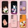 F-Family Funny Guy Phone Case For Samsung S24,S21,S22,S23,S30,Ultra,S20,Plus,Fe,Lite,Note,10,9,5G Black Soft Shell