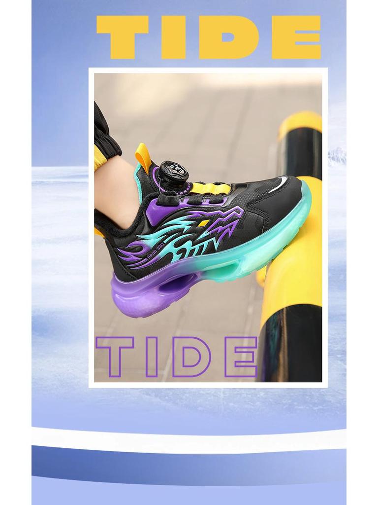 Boys' Winter Warm Sports Shoes 2025, Non-Slip Velvet Cotton Running Shoes for Kids