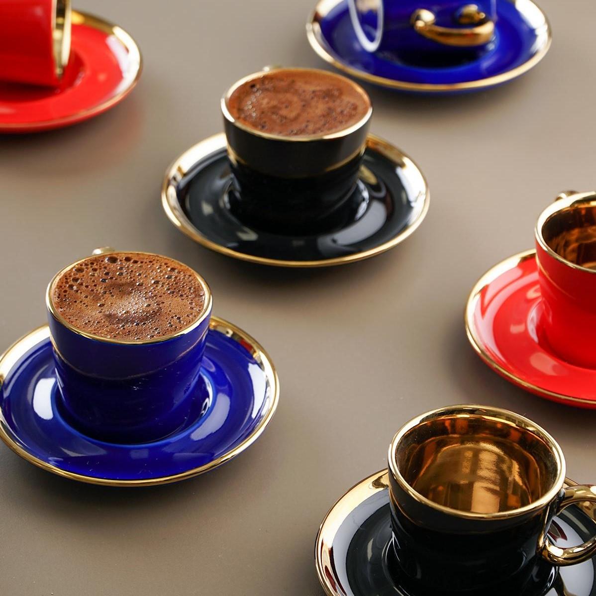 

Ocean Saul Набор из 6 фарфоровых кофейных чашек