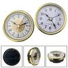 Aluminum Face Clock Gold Trim Clock Retro Clock Simple Design
