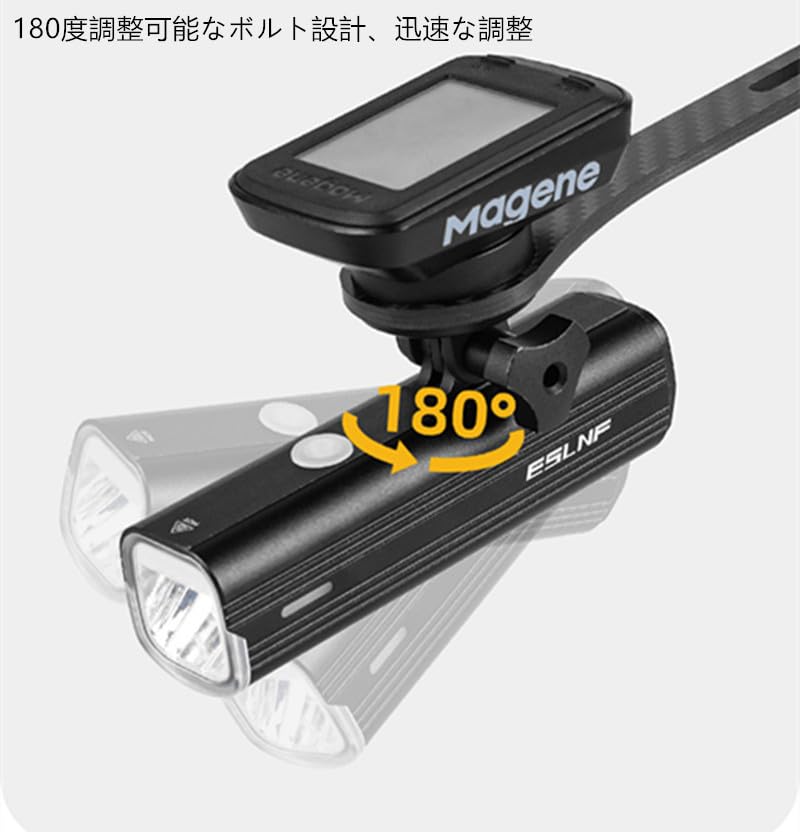 Bike Computer Bicycle Mount Bracket for Cycle Road Made of Durable Carbon Compatible with GoPro Cameras and 130mm Compatible with and More Mount,