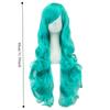 Peluca de Pelo Sintético Largo en Capas Resistente al Calor para Cosplay de Anime Halloween para Mujeres