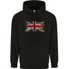 Felpa per Bambini con Bandiera Gran Bretagna Union Jack UK Stile Usurato