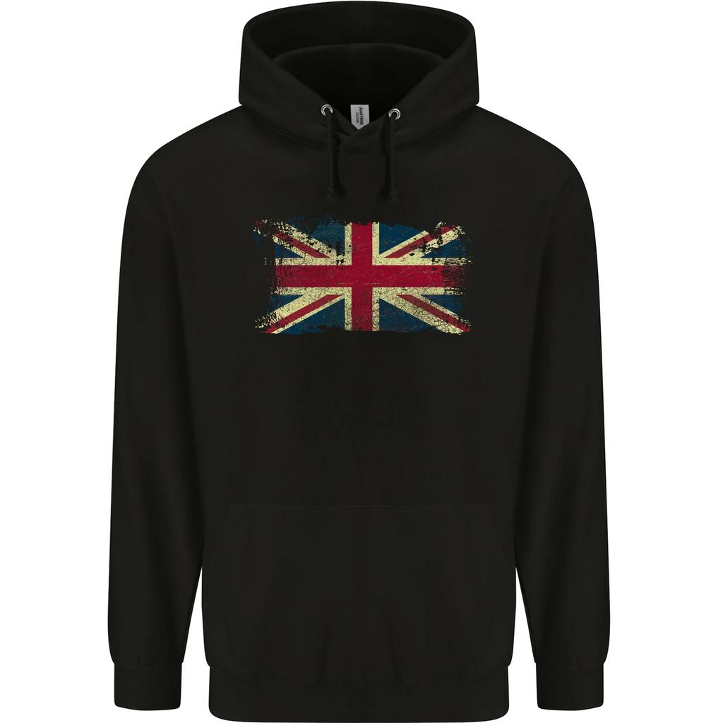 Distressed Great Britain Flag Union Jack UK Childrens Kids Hoodie