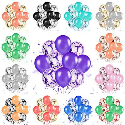 Decorative Latex Confetti Balloons Set for Birthdays and Weddings