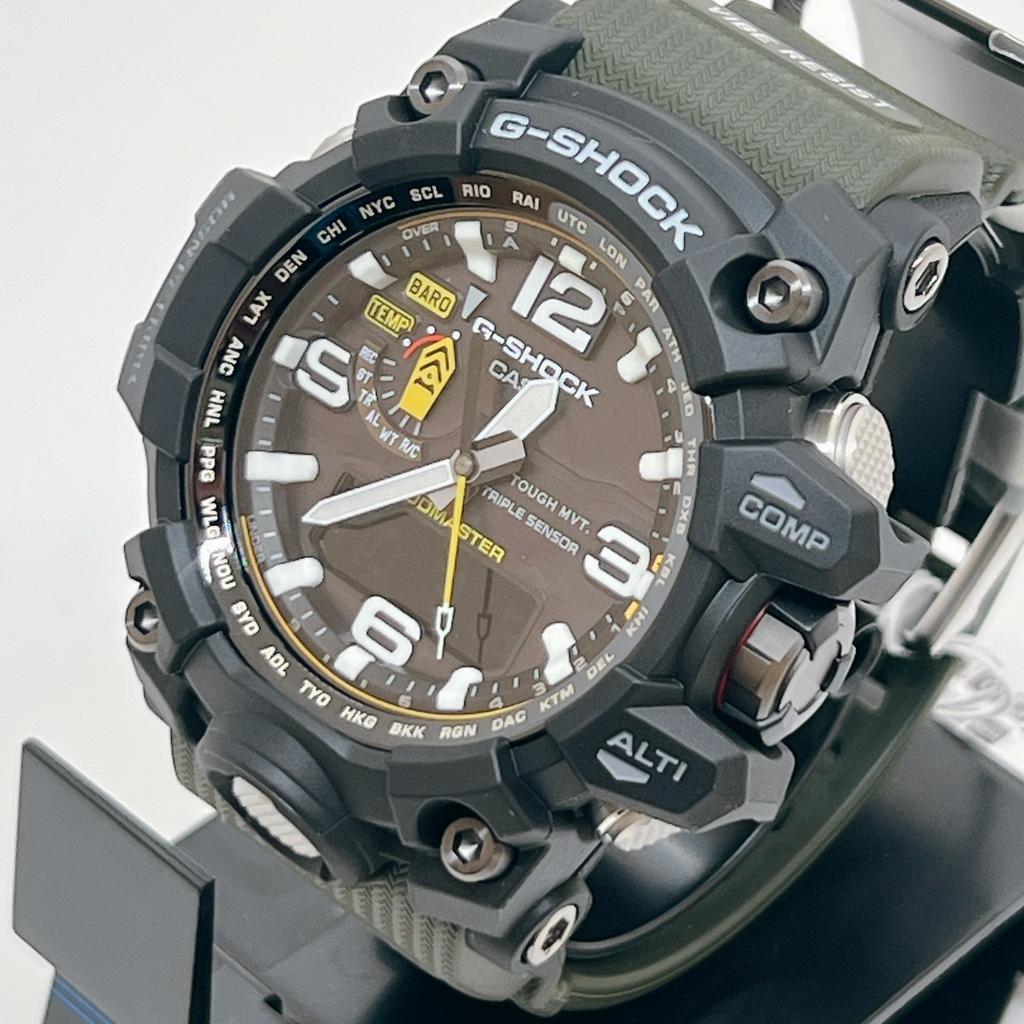 Casio G-SHOCK GWG-1000-1A3JF MUDMASTER Men Japan Green 56mm Khaki GWG-1000-1A3