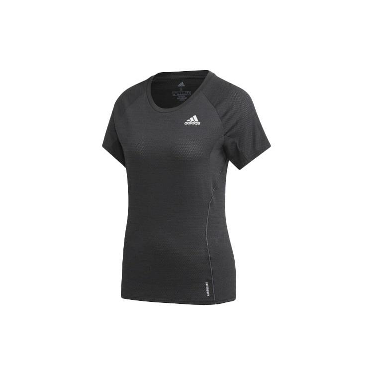 (WMNS) adidas Adi Runner Tee Black Women s FM7641 S