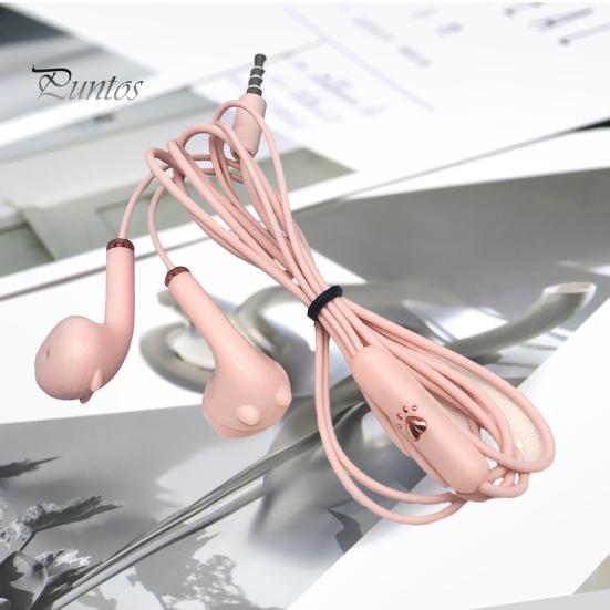 Kawakii Cat Earbuds Lovely Design HiFi Sound Quality Noise Reduction Mic Enhanced Brass 3.5mm In-ear Wired Headphones