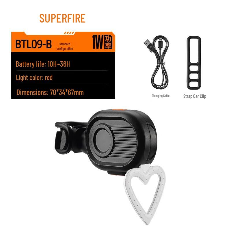 Shenhuo 1W Rechargeable Cycling Taillight