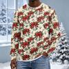 Men's Christmas Hoodless Neck Pullover Sweatshirt, for Him