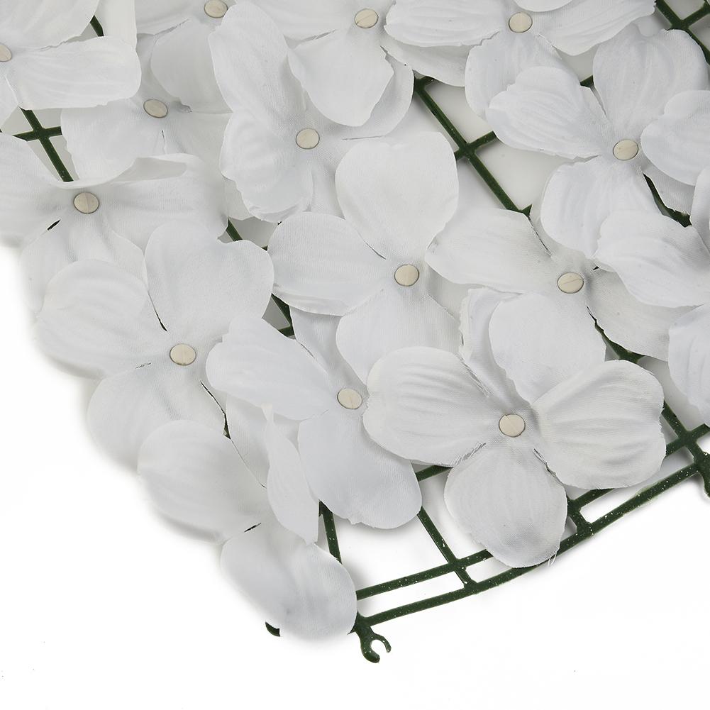 1M Fake Fence Trellis Wall Decoration Artificial Flower Privacy Fence Screen Outdoor Garden Balcony Hedge Home Wedding Decor