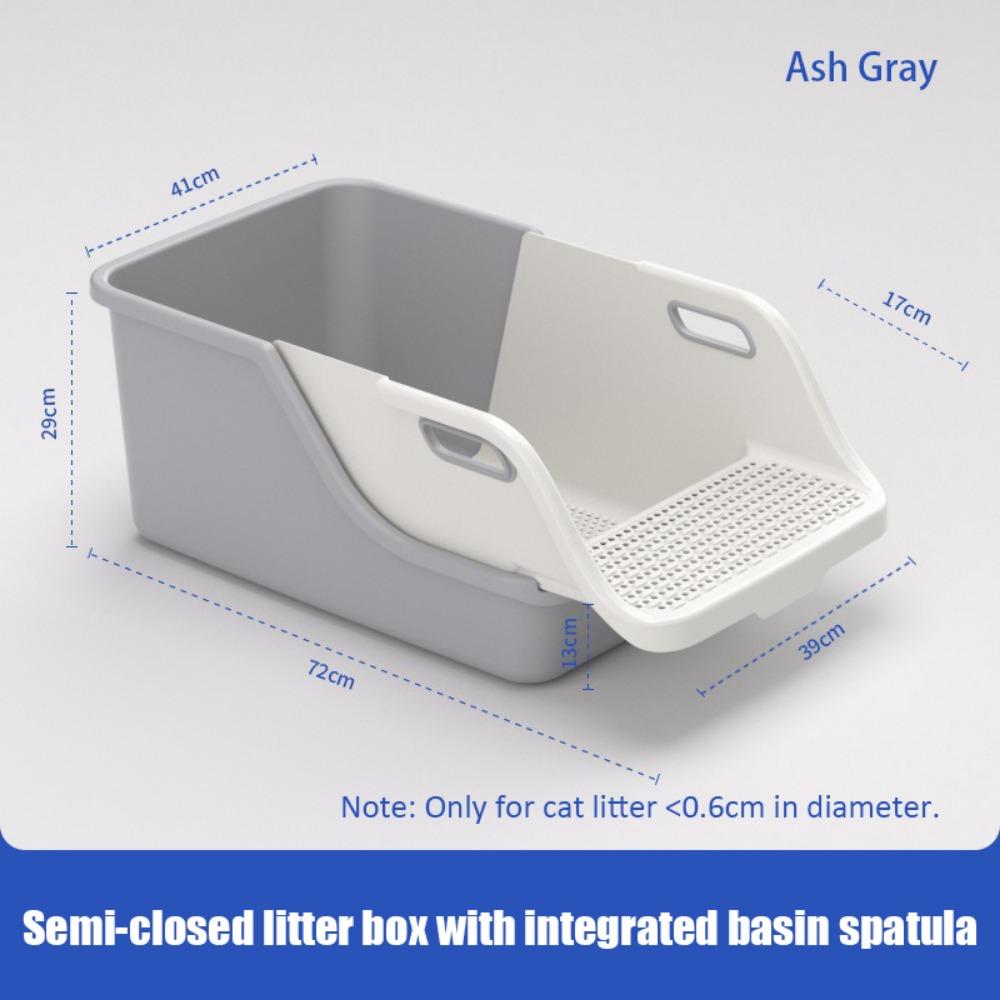 

Кошачий лоток полузакрытый очень большой ленивый лоток регулируемый размер брызгозащищенный для котят автоматический лоток товары для питомцев