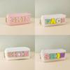 Fashion Crossborder Style Embroidered Letter Makeup Bag With Waterproof Design For Women