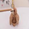 1 Piece Cartoon Chubby Parrot Sparrow School Bag Keychain Cute Bird Plush Pendant Exquisite Birthday Gift Car Decoration