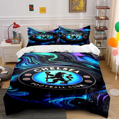 Chelsea Logo with Swirls. Bedding Sets Duvet Cover Sets Duvet Covers Pillowcases(1 * Duvet Cover 2 * Pillowcases, Without Duvet Insert)