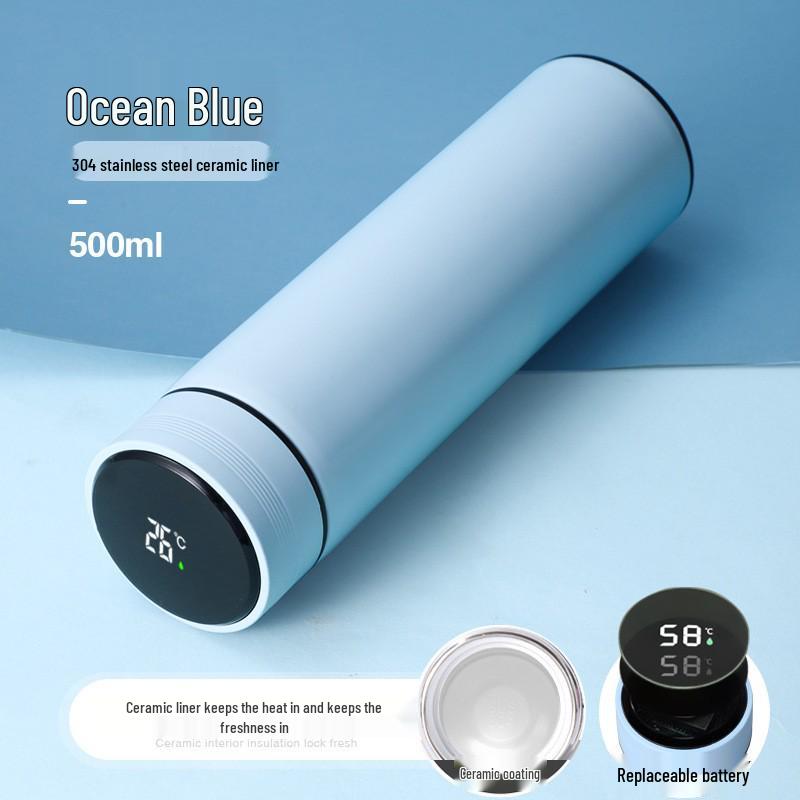 316 Stainless Steel Insulated Smart Cup, Tea & Water Separation, Stylish Gift for Men & Women