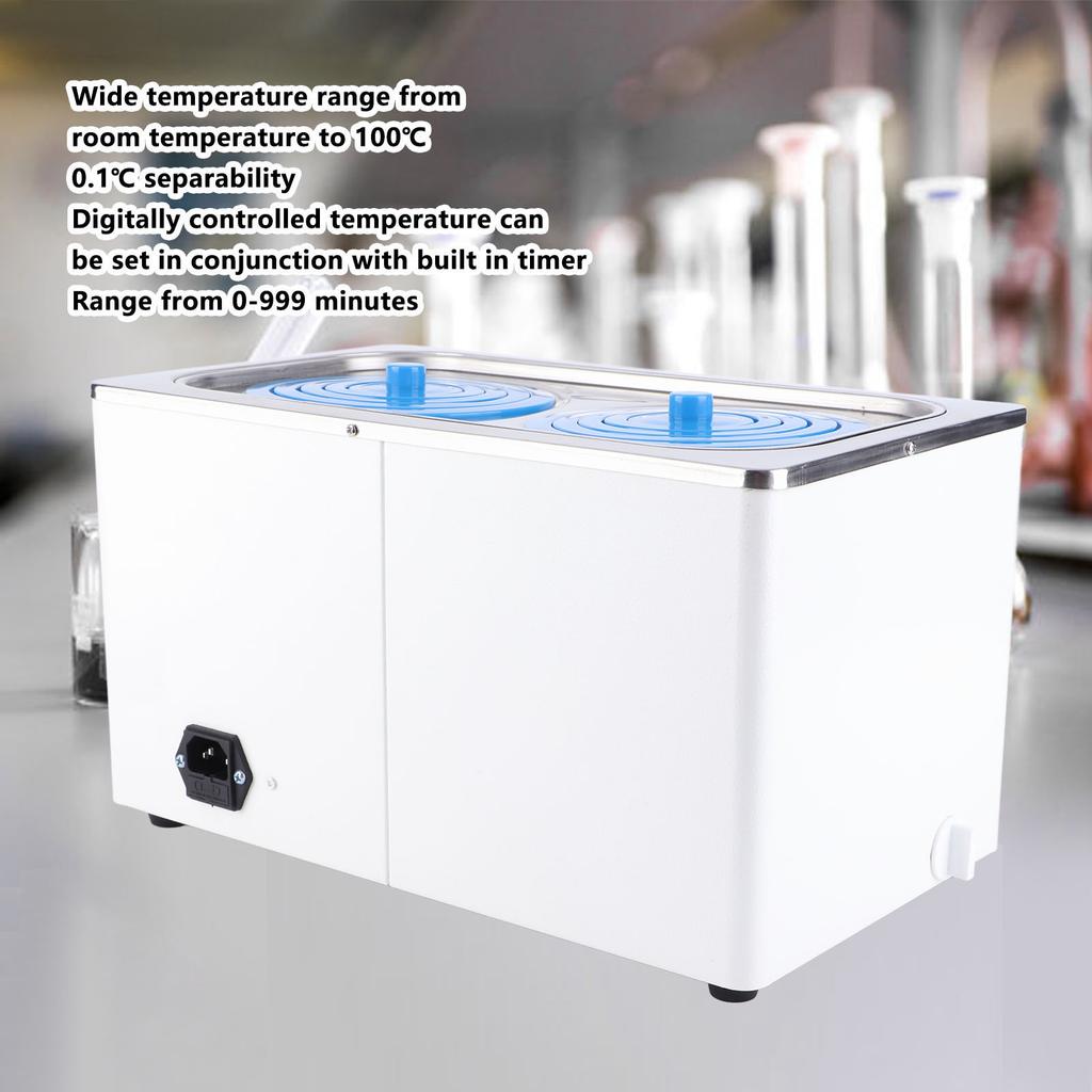Digital Thermostatic Water Bath Heater Constant Temperature 7L Laboratory Supplies 1 Chamber with 2 Openings US Plug 110V