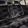 Luxury Plush Car Seat Covers 5PCS Full Set with Heating for SUV Sedan Front and Rear Seats Warm Fleece Cushion Set