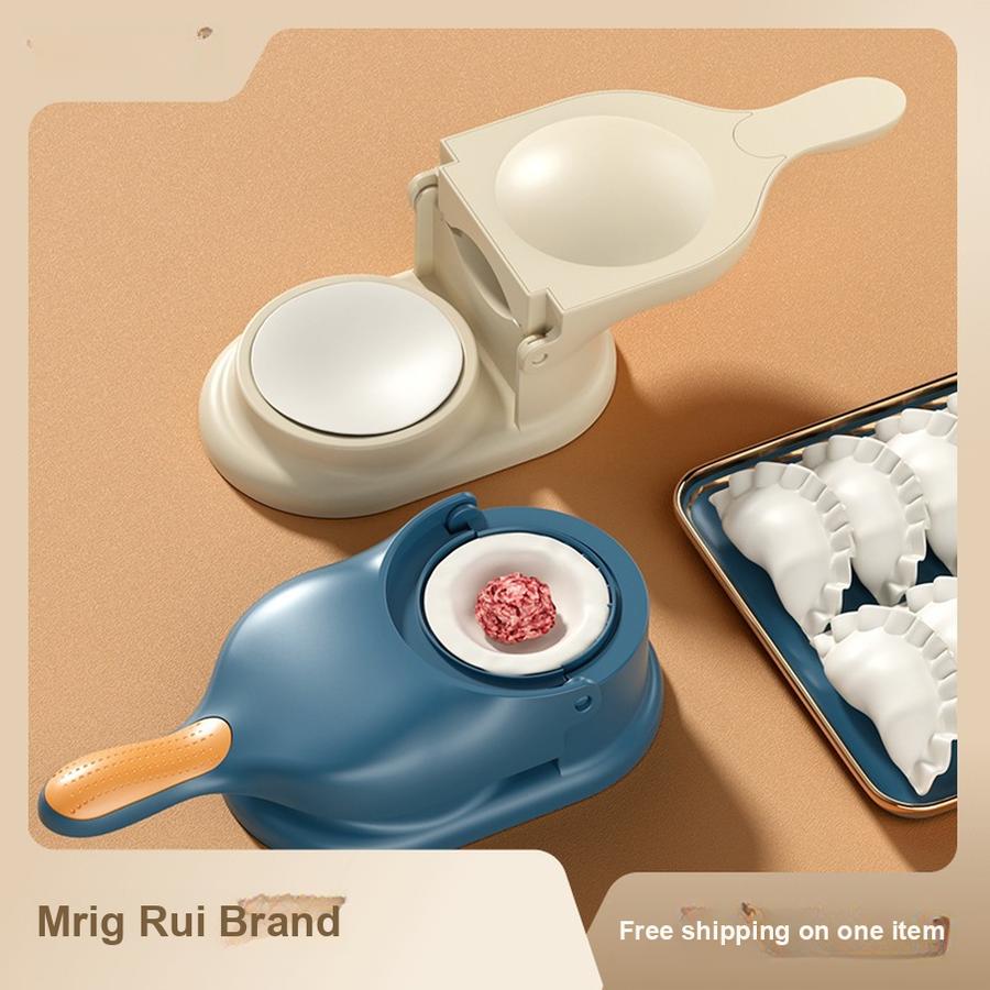 Dumpling Making Machine Set 2-in-1 Kitchen Multi-Functional Manual Dumpling Wrapper Dough Roller