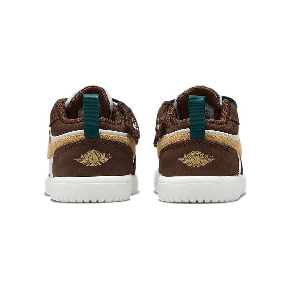 Jordan Air Jordan 1 Low Alt SE Slip Resistant Abrasion Resistant Low Top Toddler Shoes Yellow Brown Infant And Toddler FB2217-200