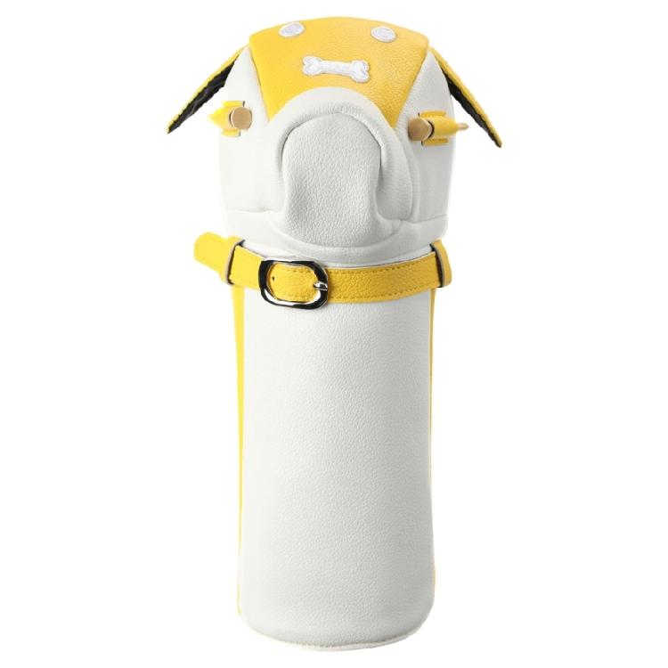 Practical Golf Wood Head Cover Easy To Install Protective Golf Club Headgear Suitable for Various Club Sizes жёлтый