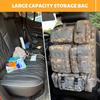 Tactical Car Seat Back Upgraded Vehicle Panel Organizer with 5 Removable Molle Universal Fit for Most Vehicles Organizer, Pouches,