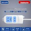 30m Pure Copper 2-Pin 7-Hole Multi-Functional Power Strip Without Switch