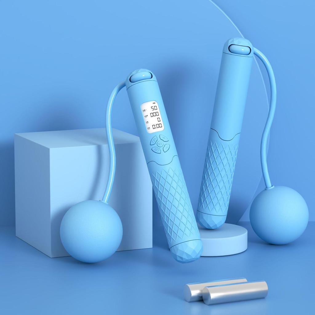 Smart Cordless Weighted Jump Rope with Counting for Kids & Adults