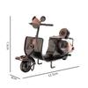Motorcycle Figurine Iron Motorcycle Statue Retro Style Collectible Motorcycle Figurine Decoration Motorbike Prop Model