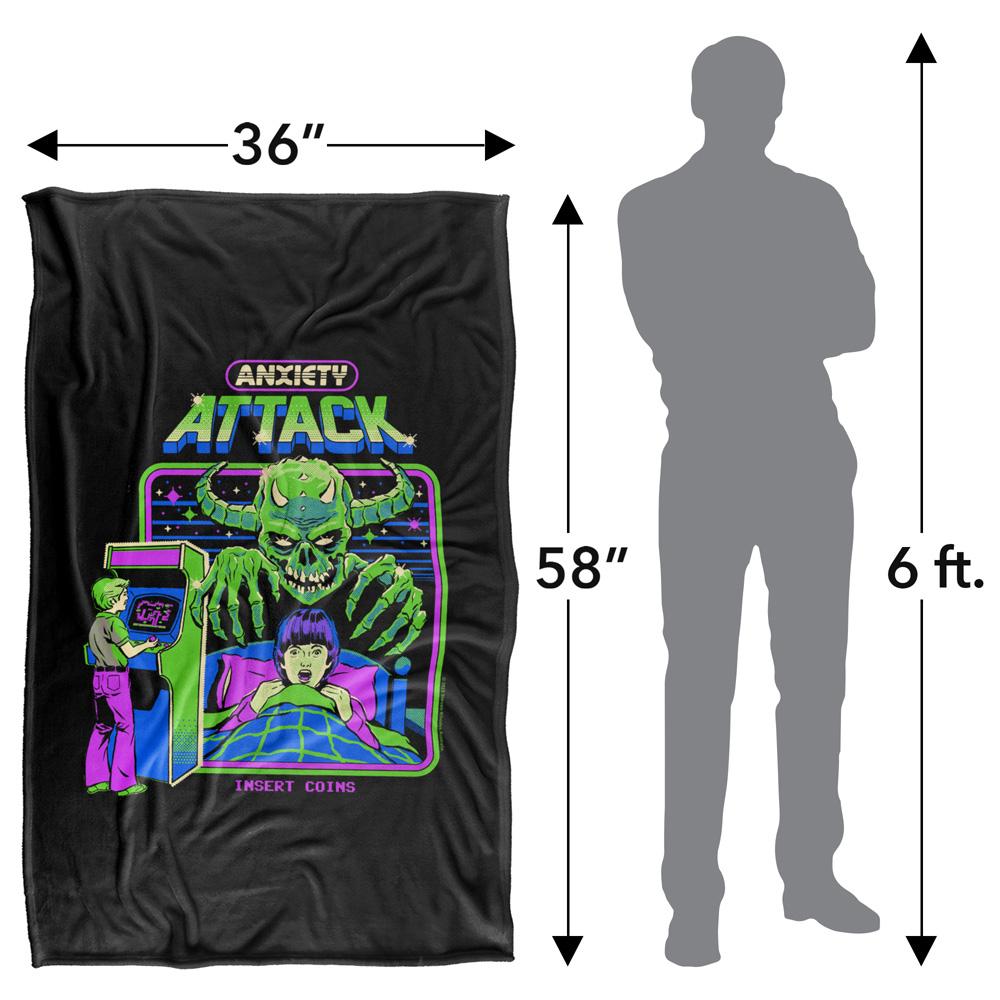 Steven Rhodes Anxiety Attack Soft Touch Blanket