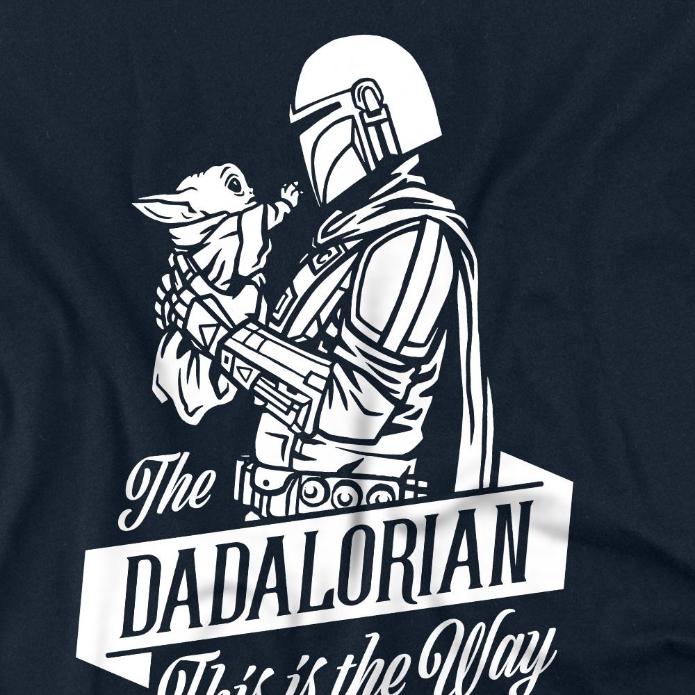 Star Wars Unisex Adult Dadalorian Star Wars: The Mandalorian Fathers Day T-Shirt