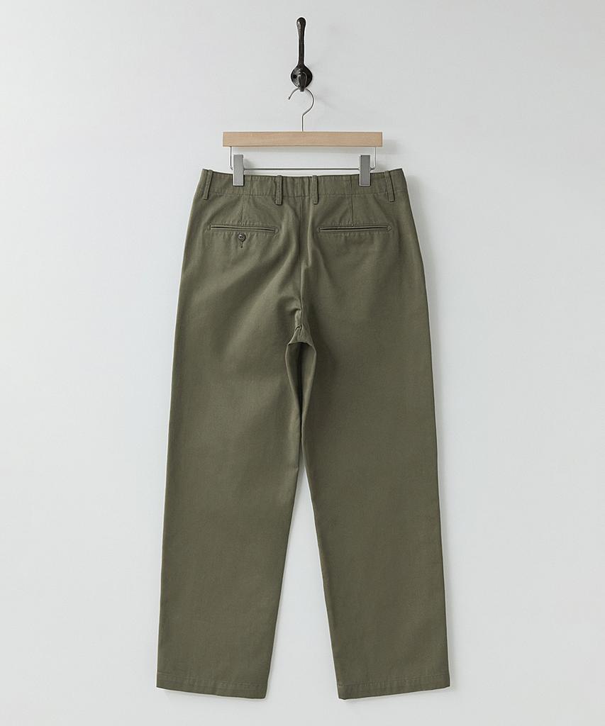 Leopeusaideu Officer Chino Pants Olive Drab