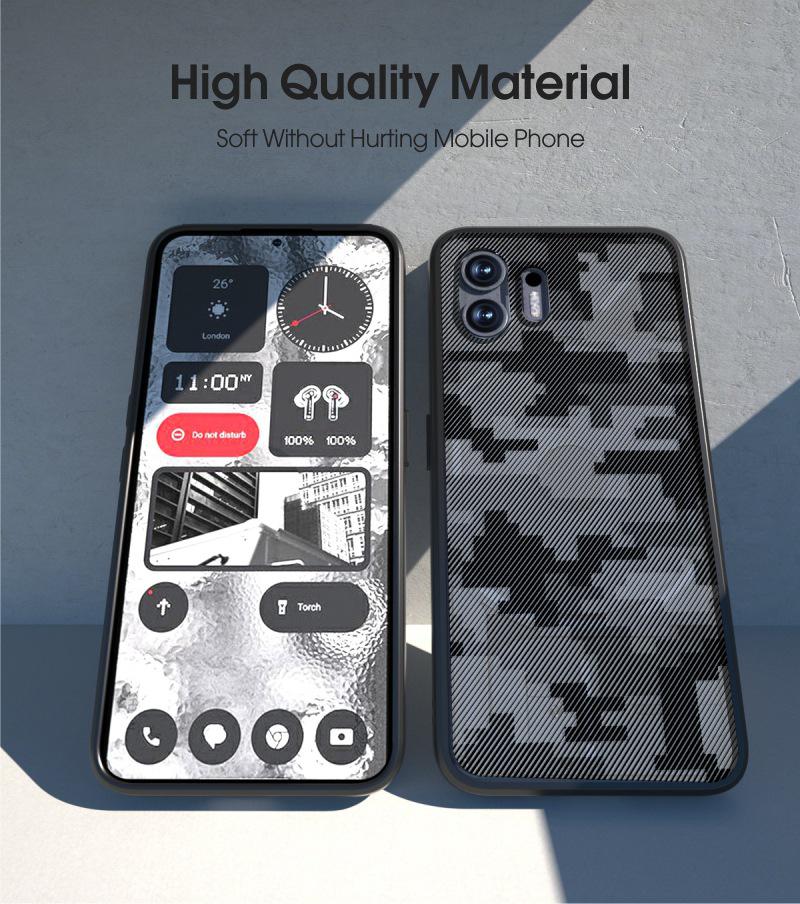 Suitable Camouflage Shockproof Case for OnePlus Nothing Phone 2