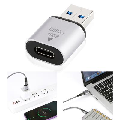 Usb 3.1 Type A To Type C Adapter Converter Usb C 3.1 Adapter 10Gbps Fast Charging Usb Adapter For Laptop Charger