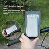 Bicycle Waterproof Phone Bag With Rotatable Holder For Outdoor Cycling Use