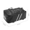 Fahrrad-Gepäckträgertasche Ladefläche Fahrradkoffertasche mit Reflektoren für Motorrad