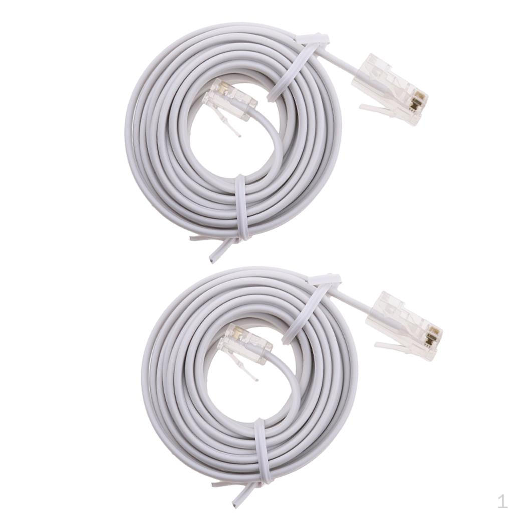 

2 шт. RJ11 ADSL к кабелю Ethernet RJ45 8P 4C 6P ASDL патч-провод