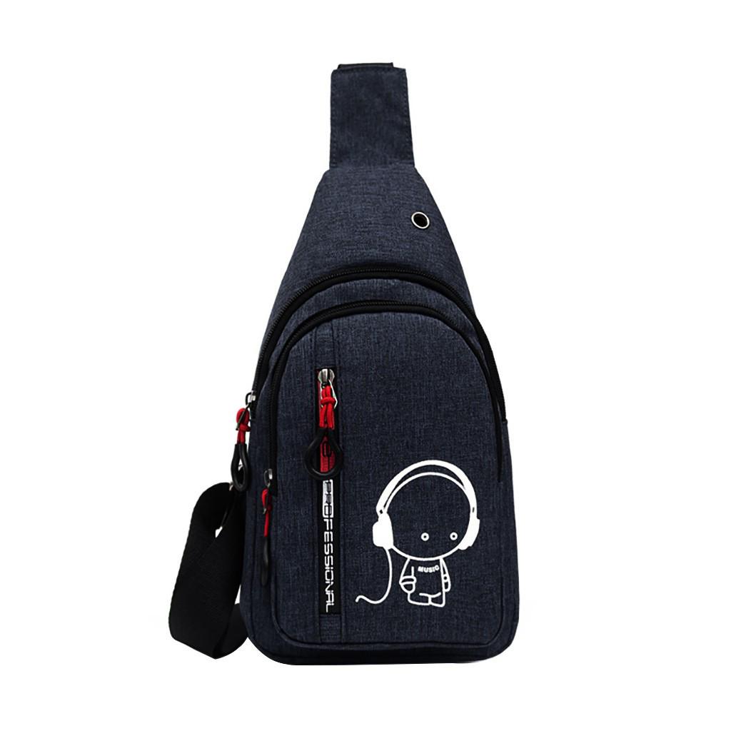 Women Small Bag Wild Messenger Bag Fashion One Shoulder Plaid Chest Bag