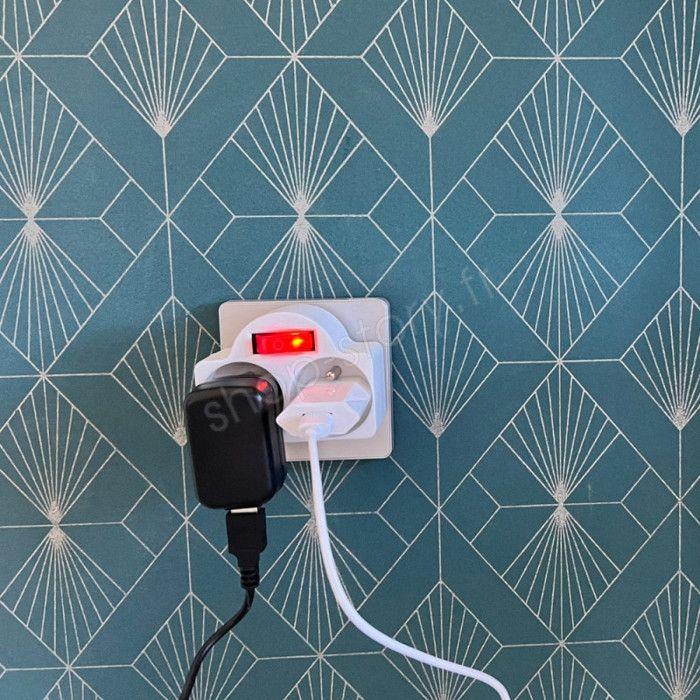 Biplite 2 Sockets - DUOPLUG - Biplite Model - 2x16A - Integrated Switch - 230V