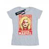 Marvel Womens/Ladies Captain Marvel Ornament Cotton T-Shirt