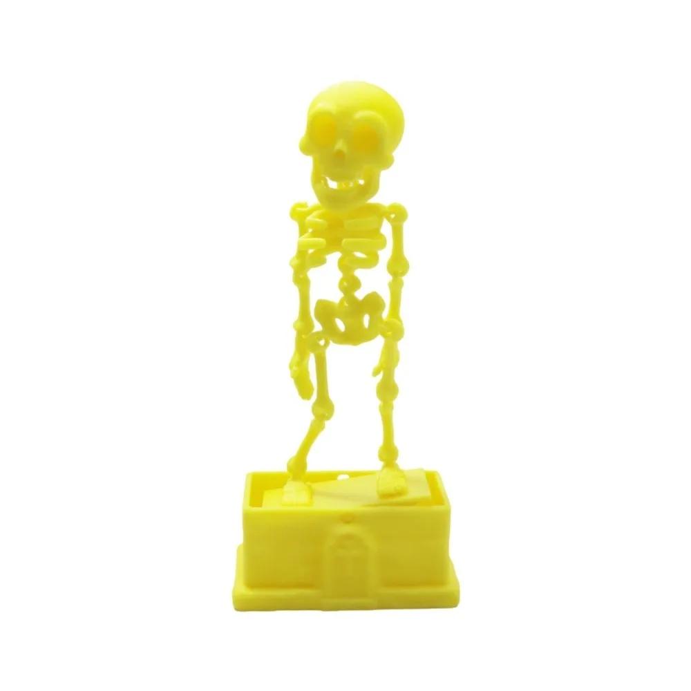 3D Printed Dancing Skeleton Aquarium Bubbler Plastic with Air Tube Fish Tank Dance Skull with Air Tube Dynamic Skeleton Bubbler