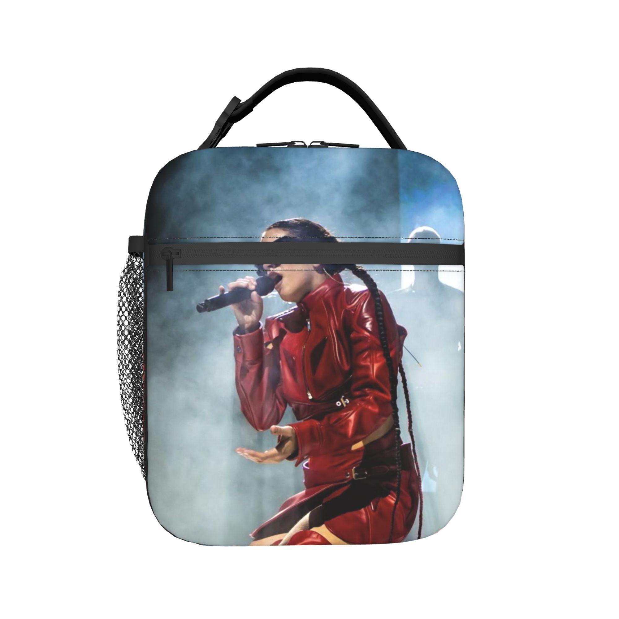 rosalia Singer Thermal Insulated Lunch Bags for Work  Portable Food Bag Container Men Women Cooler Thermal Lunch Boxes One Size